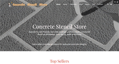 Desktop Screenshot of concretestencilstore.com